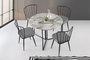 Hanah Home Mesa de Comedor Yaprak - 1203 en Pino Atlántico